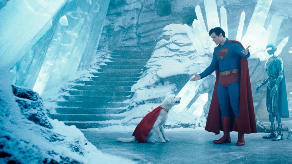 Superman Talking to Krypto