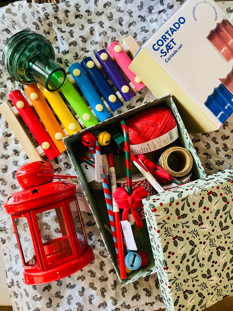 Colorful holiday items from Flying Tiger