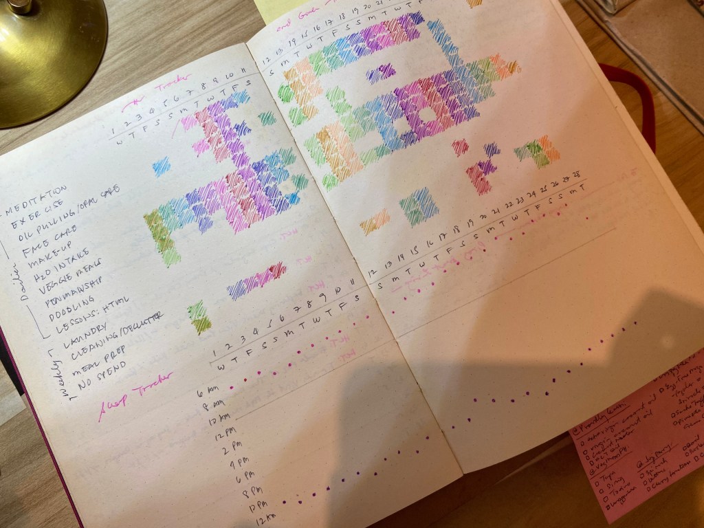 Monthly Habit Tracker and Sleep Tracker