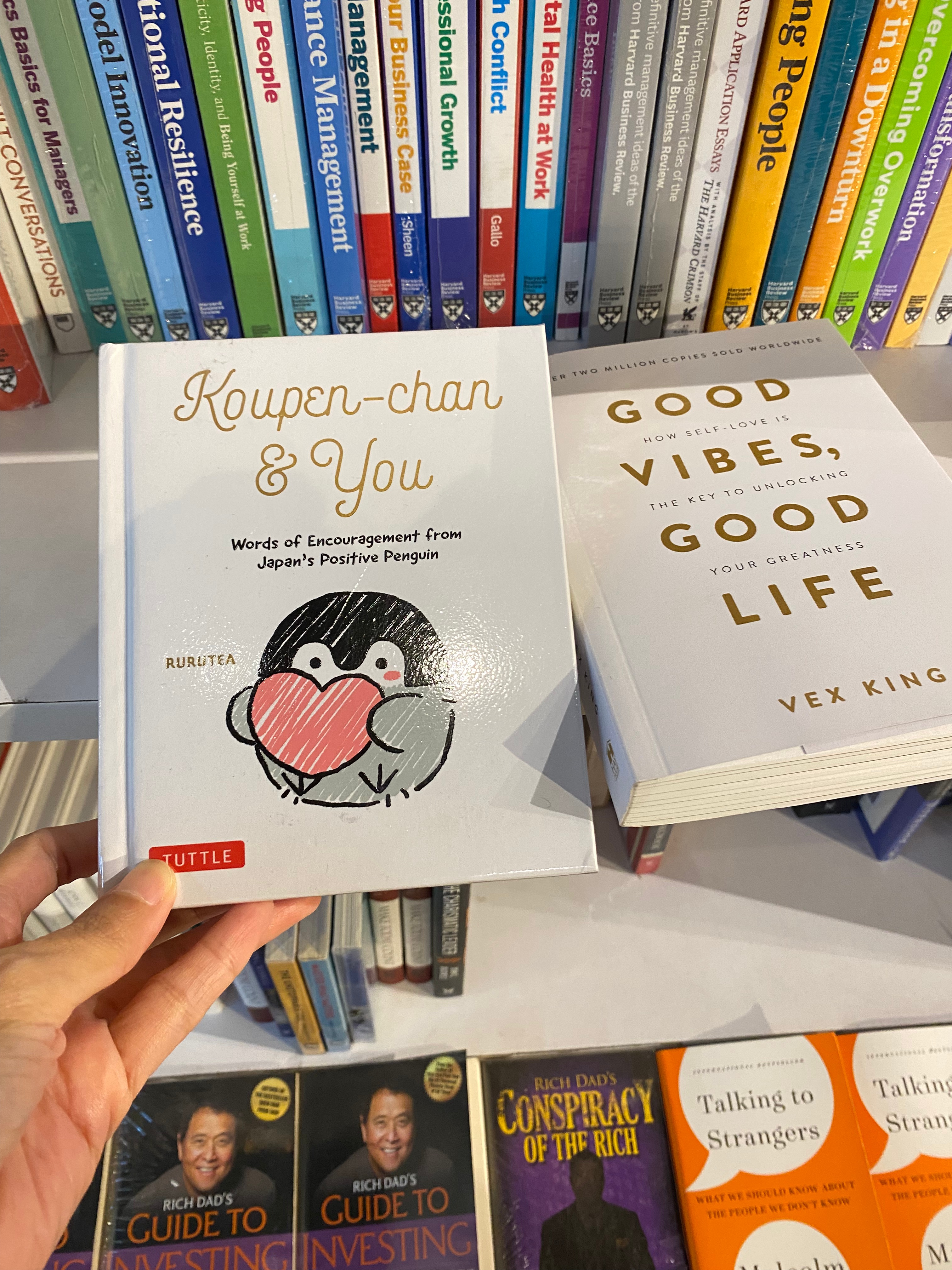 Visiting a Bookstore to Calm My Mind